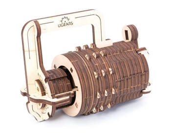  «Механический 3D пазл Ukrainian Gears Кодовый замок (70020)», бренда Ukrainian Gears / UGears - фото №2 - миниатюра