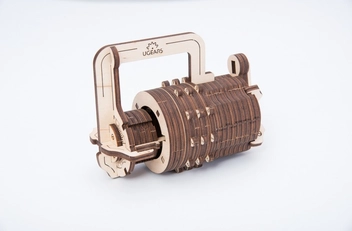  «Механический 3D пазл Ukrainian Gears Кодовый замок (70020)», бренда Ukrainian Gears / UGears - фото №5 - миниатюра