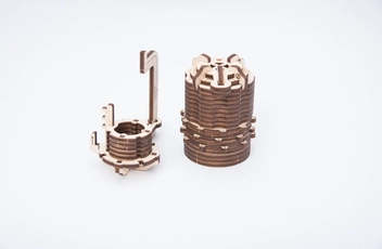  «Механический 3D пазл Ukrainian Gears Кодовый замок (70020)», бренда Ukrainian Gears / UGears - фото №7 - миниатюра