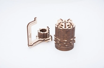 «Механический 3D пазл Ukrainian Gears Кодовый замок (70020)», бренда Ukrainian Gears / UGears - фото №8 - миниатюра