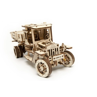  «Механический 3D пазл Ukrainian Gears Грузовик UGM-11 (70015)», бренда Ukrainian Gears / UGears - фото №6 - миниатюра