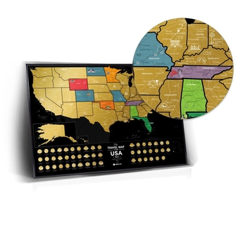  «Скретч карта 1DEA.me Travel Map of the USA Black на английском языке (USAB)», бренда 1DEA.me - фото №8 - миниатюра