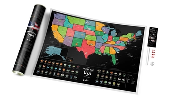  «Скретч карта 1DEA.me Travel Map of the USA Black на английском языке (USAB)», бренда 1DEA.me - фото №12 - миниатюра