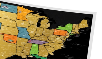  «Скретч карта 1DEA.me Travel Map of the USA Black на английском языке (USAB)», бренда 1DEA.me - фото №16 - миниатюра