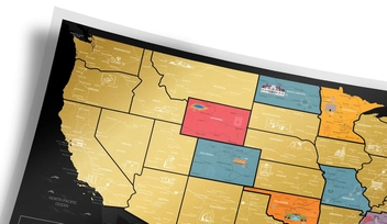  «Скретч карта 1DEA.me Travel Map of the USA Black на английском языке (USAB)», бренда 1DEA.me - фото №17 - миниатюра