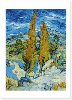 «Открытка Vincent van Gogh — The Poplars at Saint-Rémy (VG100)», бренда Artistic Card - фото №1 - миниатюра