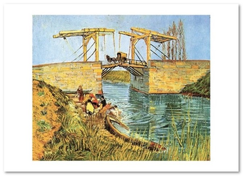  «Открытка Vincent van Gogh — The Langlois Bridge at Arles (VG108)», бренда Artistic Card - фото №1 - миниатюра