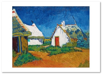 «Открытка Vincent van Gogh — Three White Cottages in Saintes-Maries (VG111)», бренда Artistic Card - фото №1 - миниатюра