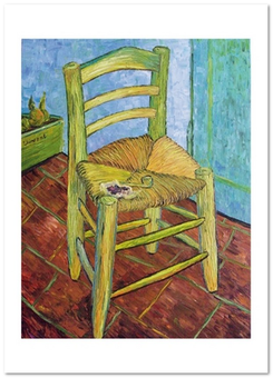  «Открытка Vincent van Gogh — Van Gogh's Chair (VG19)», бренда Artistic Card - фото №1 - миниатюра