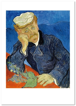  «Открытка Vincent van Gogh — Dr. Paul Gachet (VG28)», бренда Artistic Card - фото №1 - миниатюра