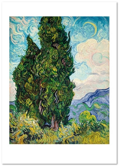 «Листівка Vincent van Gogh — Cypresses (VG29)», бренду Artistic Card - фото №1 - мініатюра