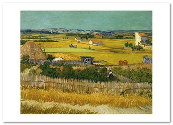 «Открытка Vincent van Gogh — The Harvest (VG40)», бренда Artistic Card - фото №1 - миниатюра