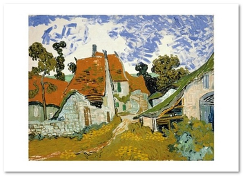 «Открытка Vincent van Gogh — Street in Auvers-sur-Oise (VG45)», бренда Artistic Card - фото №1 - миниатюра