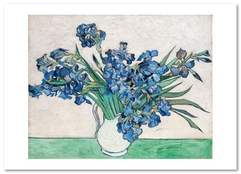 «Открытка Vincent van Gogh — Irises, 1890 (VG50)», бренда Artistic Card - фото №1 - миниатюра