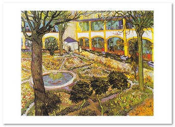 «Открытка Vincent van Gogh — Garden of the Hospital in Arles (VG61)», бренда Artistic Card - фото №1 - миниатюра