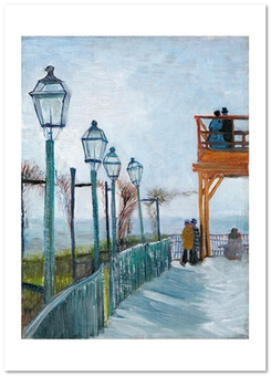 «Открытка Vincent van Gogh — Terrace and Observation Deck at the Moulin de Blute-Fin, Montmartre (VG67)», бренда Artistic Card - фото №1 - миниатюра