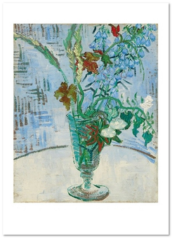 «Открытка Vincent van Gogh — Still Life Glass with Wild Flowers (VG72)», бренда Artistic Card - фото №1 - миниатюра