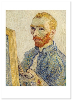  «Открытка Vincent van Gogh — Portrait of Vincent van Gogh (VG76)», бренда Artistic Card - фото №1 - миниатюра