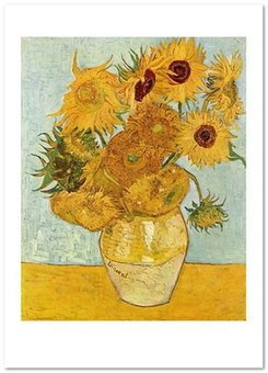 «Открытка Vincent van Gogh — Sunflowers, 1888 (VG81)», бренда Artistic Card - фото №1 - миниатюра