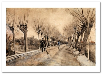  «Открытка Vincent van Gogh — Road in Etten (VG89)», бренда Artistic Card - фото №1 - миниатюра