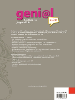 Паперова книга «geni@l klick A1. Lehrerhandbuch mit integriertem Kursbuch», авторів Біргітта Фрьоліх, Майкл Кеніг, Уте Койтан, Маруська Маріотта, Тео Шерлінг - фото №2 - мініатюра