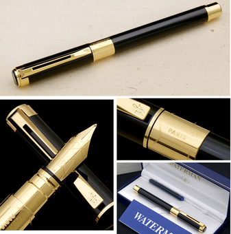  «Перьевая ручка Waterman Perspective Black GT (11 400)», бренда Waterman - фото №5 - миниатюра