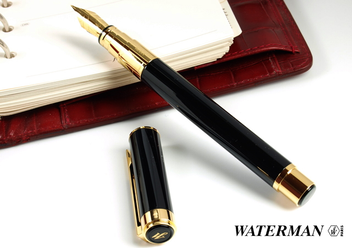  «Перьевая ручка Waterman Perspective Black GT (11 400)», бренда Waterman - фото №7 - миниатюра