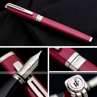  «Перьевая ручка Waterman Exception Slim Raspberry ST (11 035)», бренда Waterman - фото №4 - миниатюра