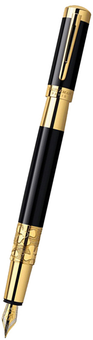  «Ручка Waterman ELEGANCE Black GT FP F (11041)», бренду Waterman - фото №1 - мініатюра