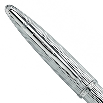  «Перьевая ручка Waterman Carene Essential Silver (11 205)», бренда Waterman - фото №3 - миниатюра