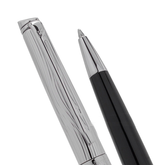  «Шариковая ручка Waterman Hemisphere Deluxe Black CT (22 066)», бренда Waterman - фото №4 - миниатюра