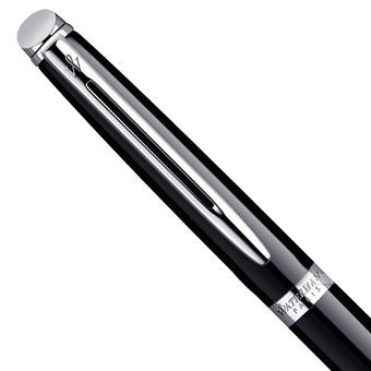 «Кулькова ручка Waterman Hemisphere Mars Black CT в подарунковій упаковці з чохлом (22 558B)», бренду Waterman - фото №3 - мініатюра