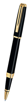  «Ручка Waterman EXCEPTION Slim Black GT RB (41 028)», бренда Waterman - фото №1 - миниатюра