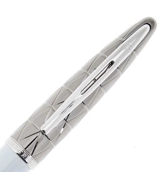  «Ручка-роллер Waterman Carene Deluxe Contemporary White ST (41 206)», бренда Waterman - фото №4 - миниатюра