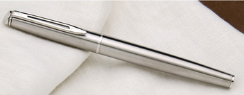  «Ручка-роллер Waterman Hemisphere Stainless Steel CT (42 004)», бренда Waterman - фото №3 - миниатюра
