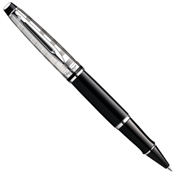  «Ручка-роллер Waterman Expert Deluxe Black CT (40 038)», бренда Waterman - фото №1 - миниатюра