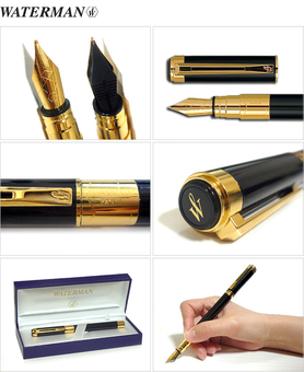  «Перьевая ручка Waterman Perspective Black GT (11 400)», бренда Waterman - фото №9 - миниатюра