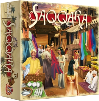  «Настольная игра White Goblin Games Saqqara (12520)», бренда White Goblin Games - фото №1 - миниатюра