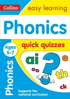 Паперова книга «Collins Easy Learning: Phonics Quick Quizzes Ages 5-7» - фото №1 - мініатюра