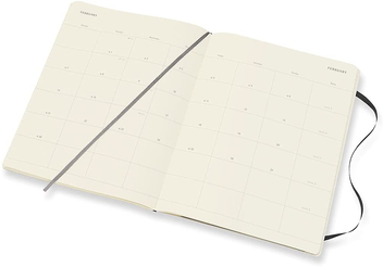  «Ежемесячник-планинг Moleskine Classic Soft 2022 XL Черный (DSB12MN4Y22)», бренда Moleskine - фото №7 - миниатюра