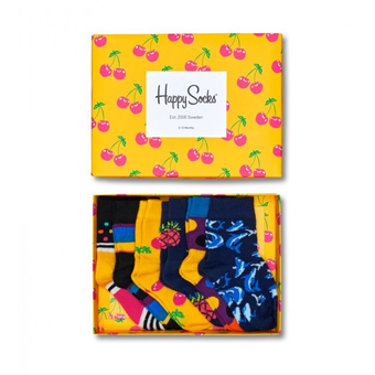 «Подарочный набор детских носков Happy Socks Kids Gift Box 6 пар 0-12 м (XKPOP10-6000)», бренда Happy Socks - фото №2 - миниатюра