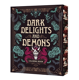 Бумажная книга «Dark Delights and Demons Coloring Book», автор Редакция Chartwell Books - фото №2 - миниатюра