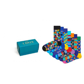  «Носки Happy Socks 7 Days Gift Box 7 пар 41-46 р (XSNI08-0100)», бренда Happy Socks - фото №2 - миниатюра