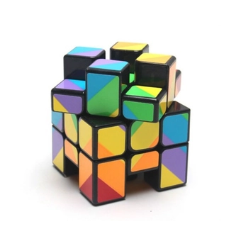  «Игрушка-головоломка YJ Unequal 3x3 rainbow cube (YJBDJ2)», бренда YJ - фото №2 - миниатюра