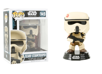 «Коллекционная фигурка Funko POP! Star Wars Scarif Stormtrooper (FK10460)», бренда Funko Pop - фото №2 - миниатюра