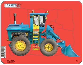 Паперова «Пазл Larsen із серії Міні Трактор №1 (Z1-1)», автора Без автора– фото №1