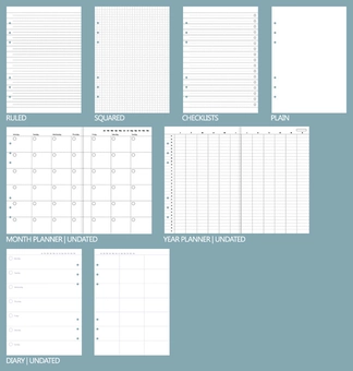  «Органайзер Filofax Clipbook A5 Patterns Denim (145002)», бренду Filofax - фото №4 - мініатюра
