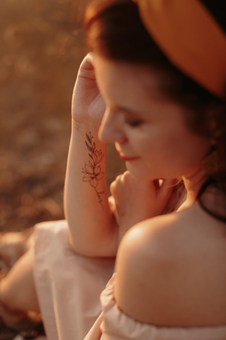 «Тимчасові тату Arley Sign Квіти говорять. Love (1213-1)», бренда Arley Sign - фото №6 - миниатюра