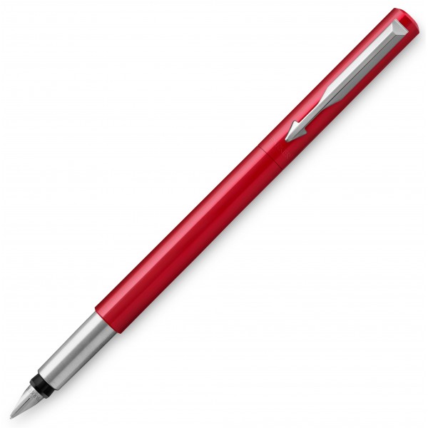 «Ручка перьевая Parker Vector 17 Red FP F (05 311)», бренда Parker - фото №1