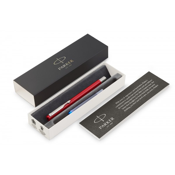 «Ручка перьевая Parker Vector 17 Red FP F (05 311)», бренда Parker - фото №1